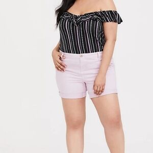 CHINO SHORT - LILAC PURPLE